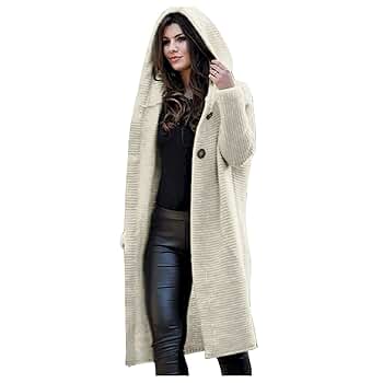 トップス SERIALIZE LONG HOODED CARDIGAN Amazon.com: LIXIAO Women's Knitted Hooded Sweater Long